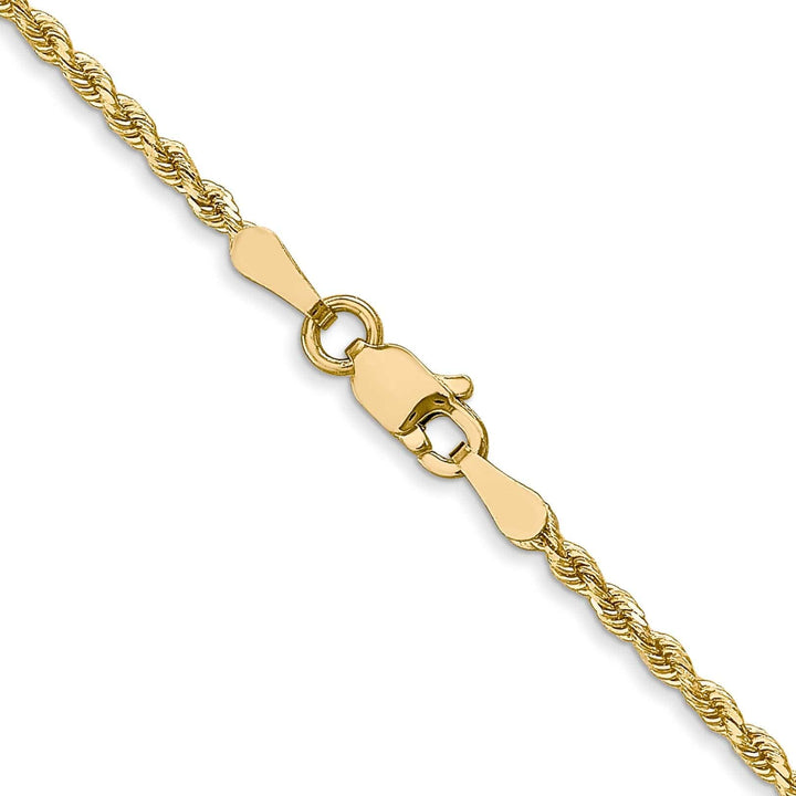 Lovely Rita's Chains 14k Yellow Gold 1.75mm D.C Rope Chain