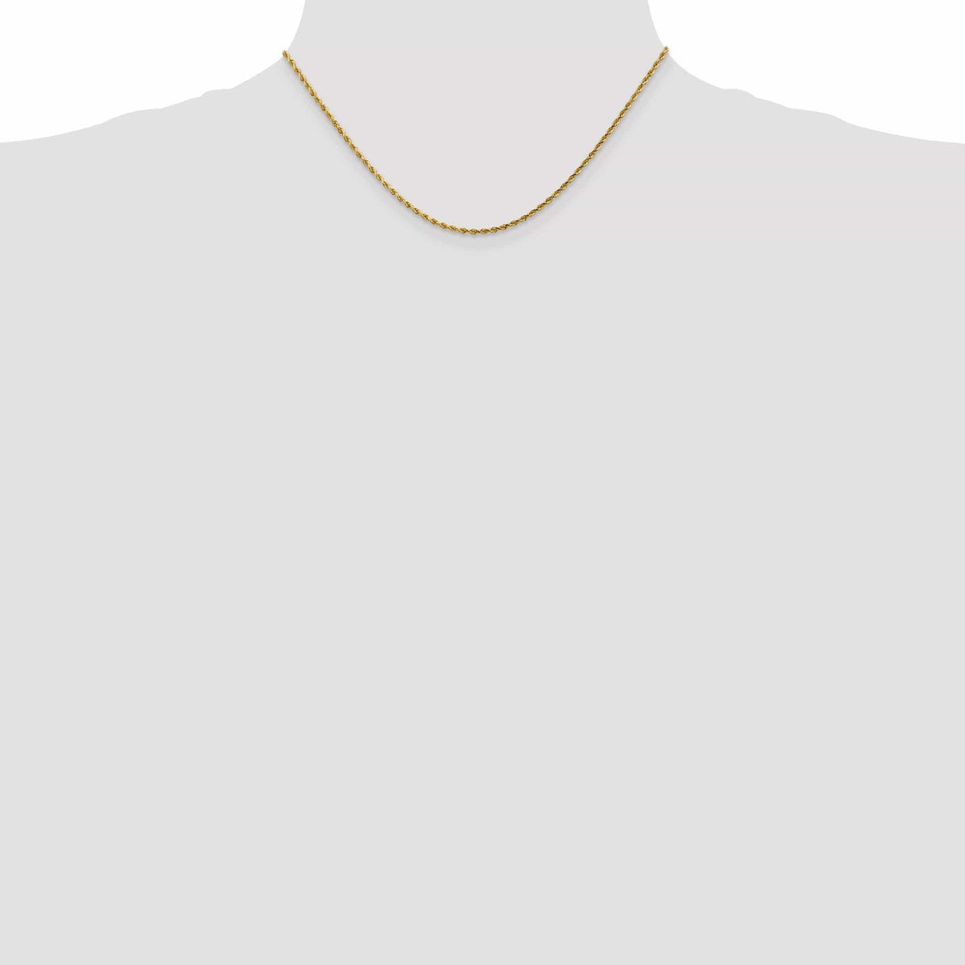 Lovely Rita's Chains 14k Yellow Gold 1.75mm D.C Rope Chain