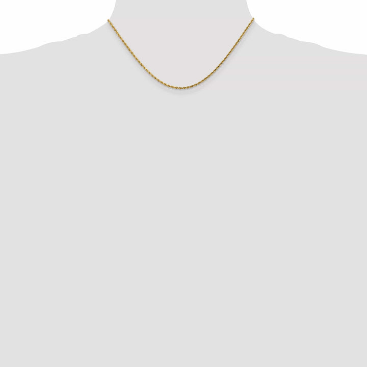 Lovely Rita's Chains 14k Yellow Gold 1.75mm D.C Rope Chain