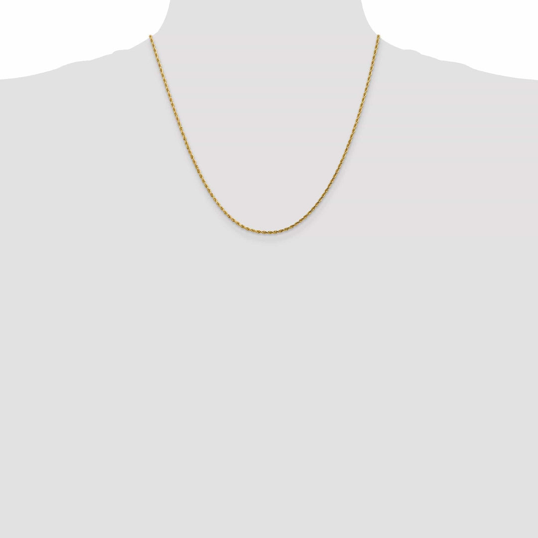 Lovely Rita's Chains 14k Yellow Gold 1.75mm D.C Rope Chain