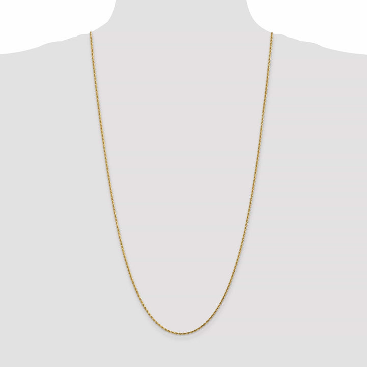 Lovely Rita's Chains 14k Yellow Gold 1.75mm Diamond Cut Rope Chain