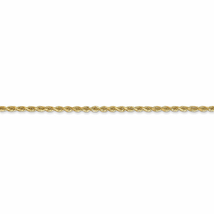 Lovely Rita's Chains 14k Yellow Gold 1.75mm Diamond Cut Rope Chain