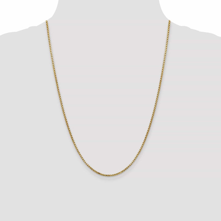 Lovely Rita's Chains 14k Yellow Gold 1.75mm Hollow Round Box Chain