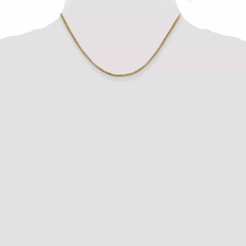 Lovely Rita's Chains 14k Yellow Gold 1.75mm Hollow Round Box Chain