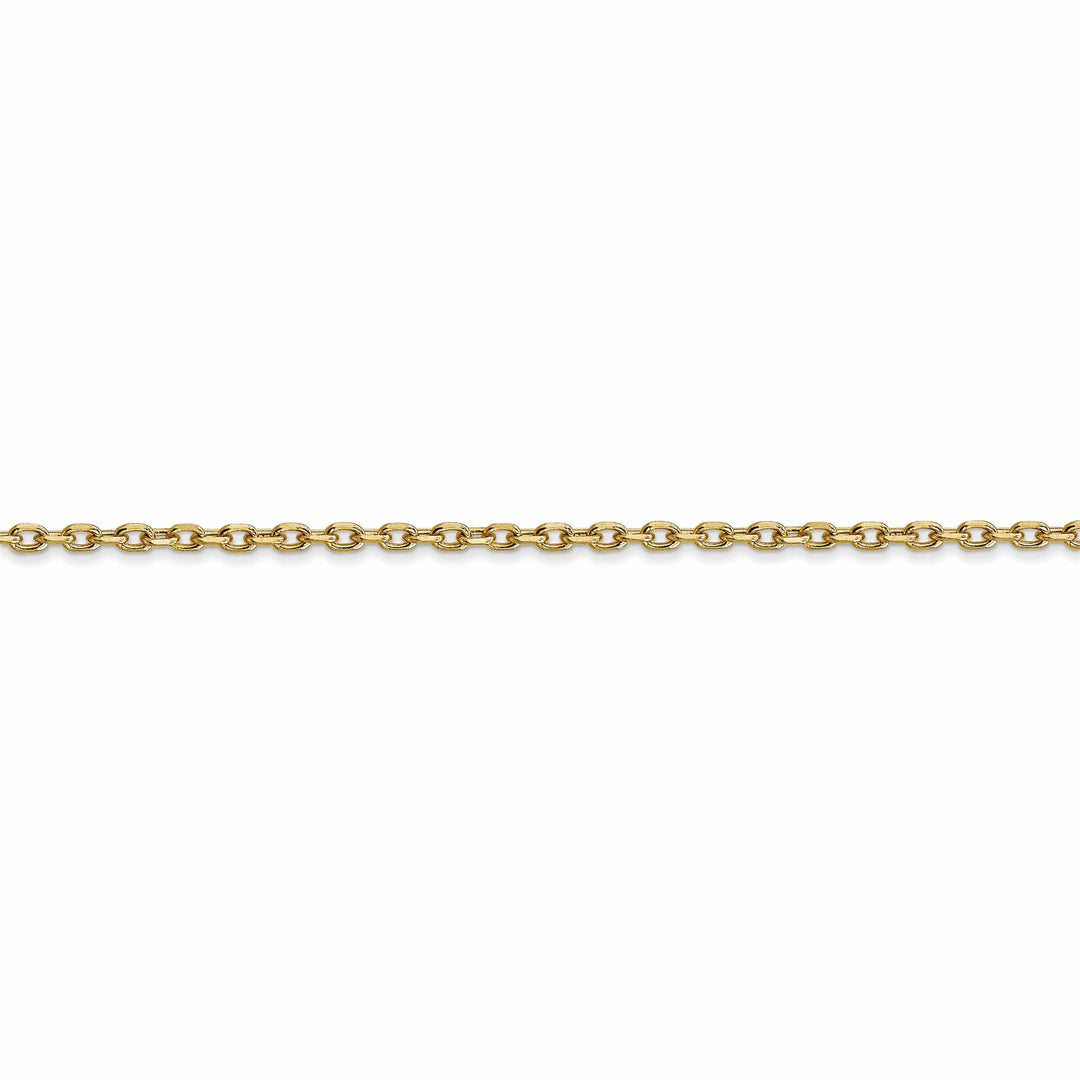 Lovely Rita's Chains 14k Yellow Gold 1.80mm Round Link Cable Chain