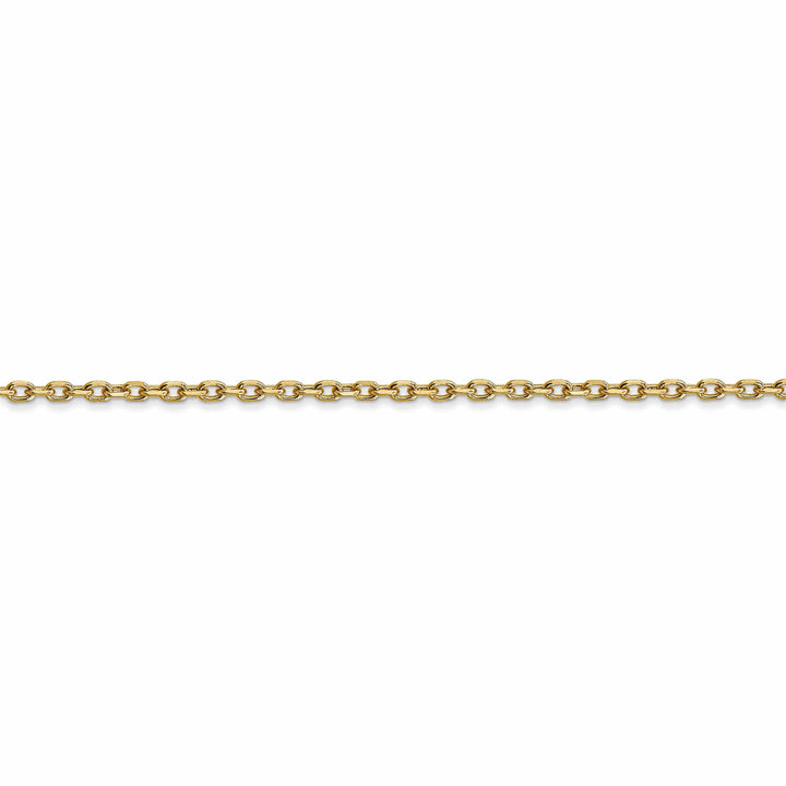 Lovely Rita's Chains 14k Yellow Gold 1.80mm Round Link Cable Chain