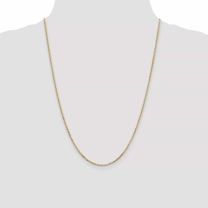 Lovely Rita's Chains 14k Yellow Gold 1.80mm Round Link Cable Chain