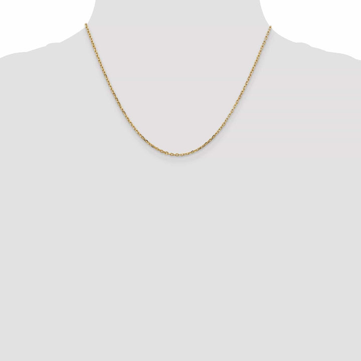 Lovely Rita's Chains 14k Yellow Gold 1.80mm Round Link Cable Chain