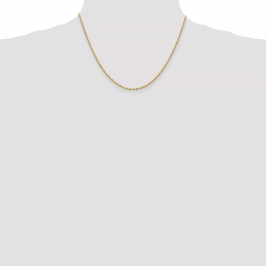 Lovely Rita's Chains 14k Yellow Gold 1.84mm D.C Quadruple Rope Chain