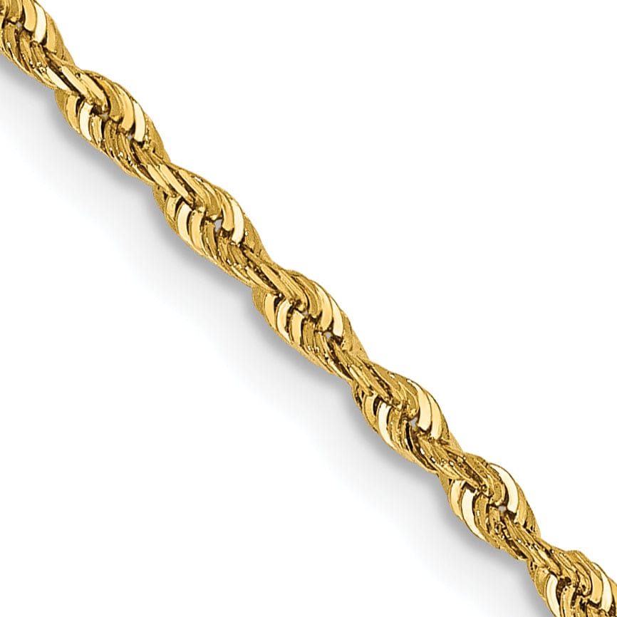 Lovely Rita's Chains 14k Yellow Gold 1.84mm D.C Quadruple Rope Chain