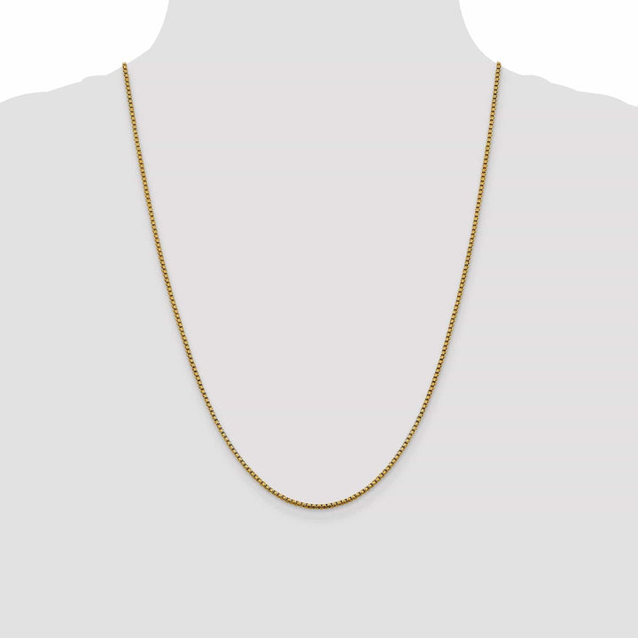 Lovely Rita's Chains 14k Yellow Gold 1.85 mm D.C Round Box Chain