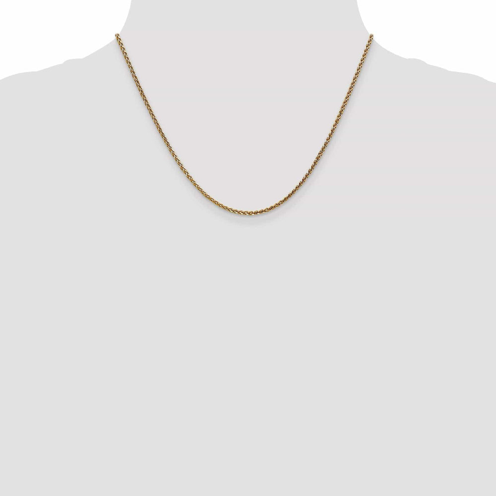 Lovely Rita's Chains 14k Yellow Gold 1.8mm Solid D.C Spiga Cha