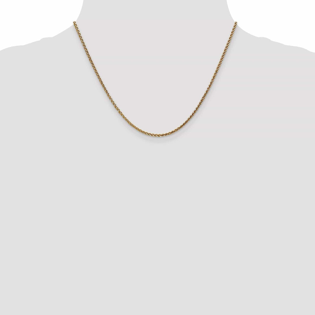 Lovely Rita's Chains 14k Yellow Gold 1.8mm Solid D.C Spiga Cha