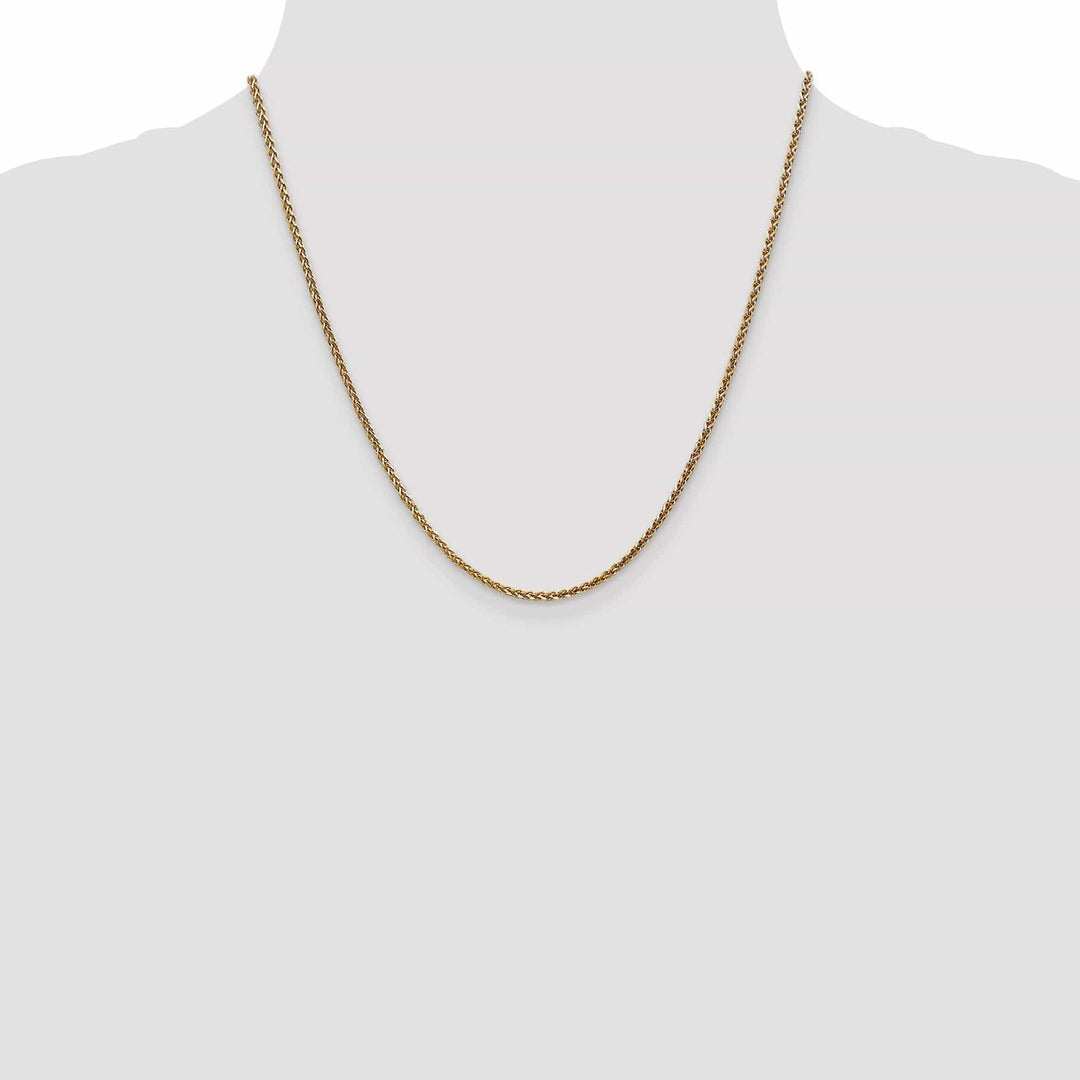 Lovely Rita's Chains 14k Yellow Gold 1.8mm Solid D.C Spiga Chain