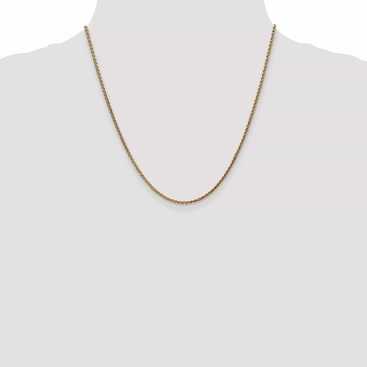 Lovely Rita's Chains 14k Yellow Gold 1.8mm Solid D.C Spiga Chain