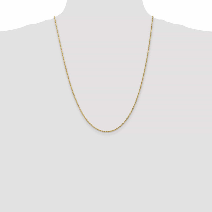 Lovely Rita's Chains 14k Yellow Gold 1.8mm Solid Regular Rope Chain