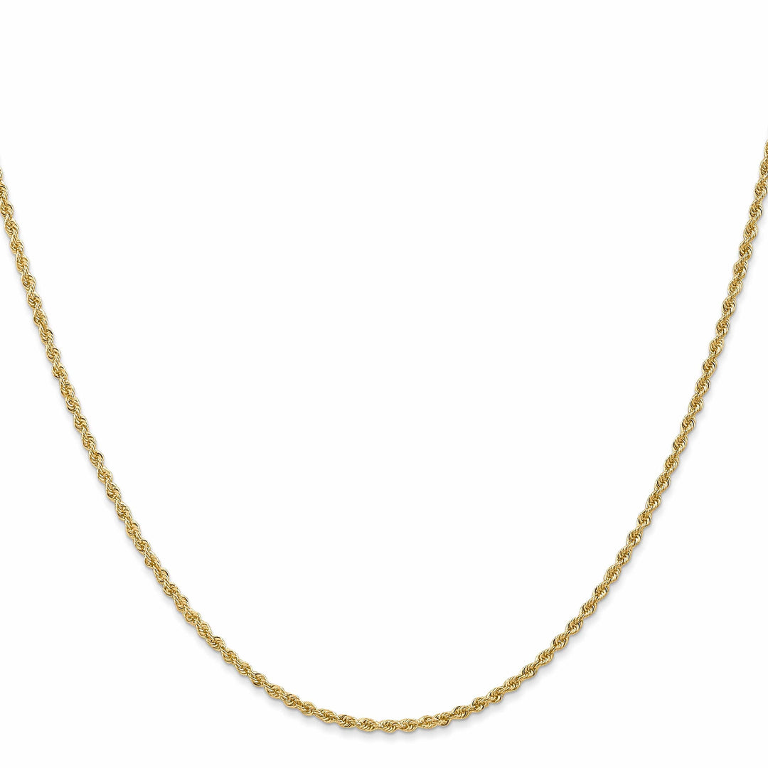 Lovely Rita's Chains 14k Yellow Gold 1.8mm Solid Regular Rope Chain