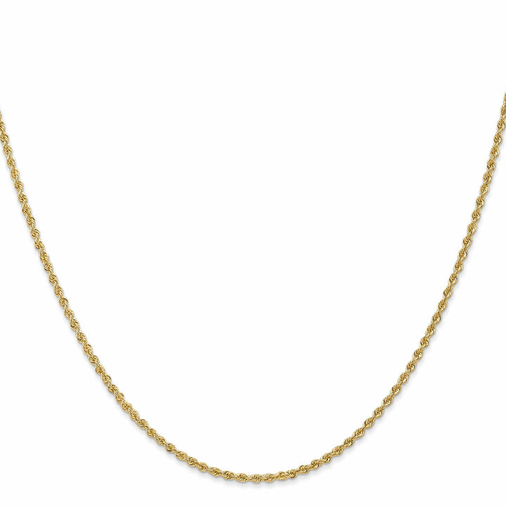 Lovely Rita's Chains 14k Yellow Gold 1.8mm Solid Regular Rope Chain