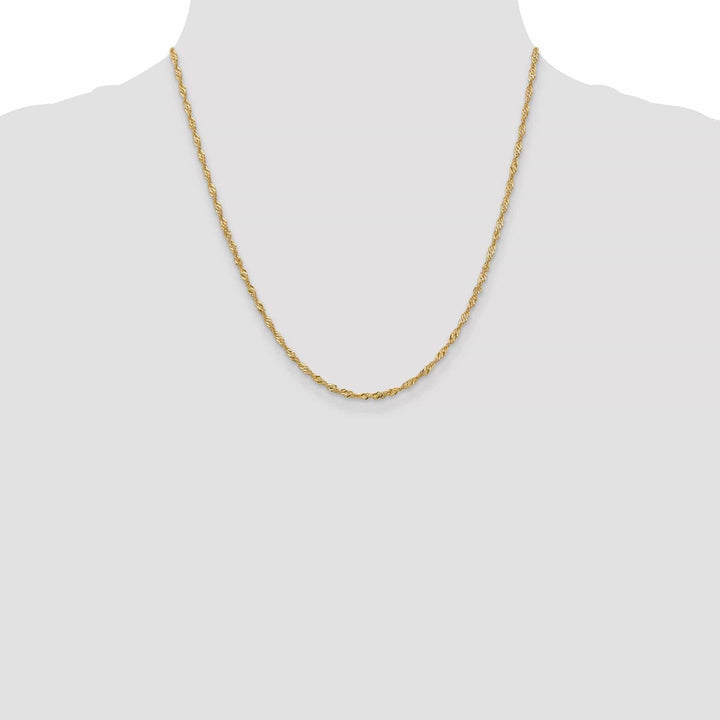 Lovely Rita's Chains 14k Yellow Gold 1.9 mm Singapore Chain