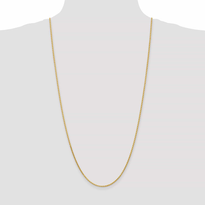 Lovely Rita's Chains 14k Yellow Gold 1.90mm Solid D.C Wheat Chain