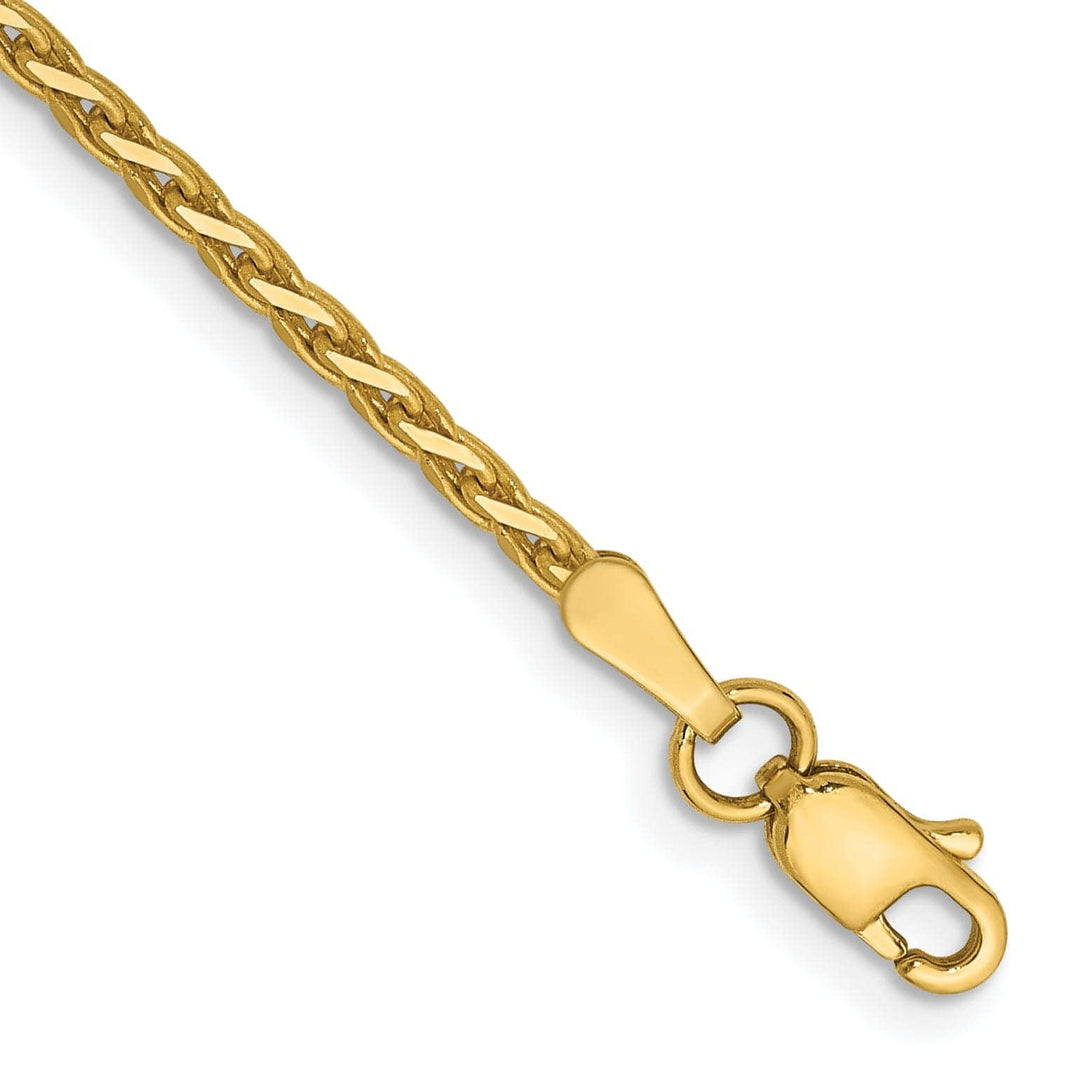 Lovely Rita's Chains 14k Yellow Gold 1.90mm Solid D.C Wheat Chain