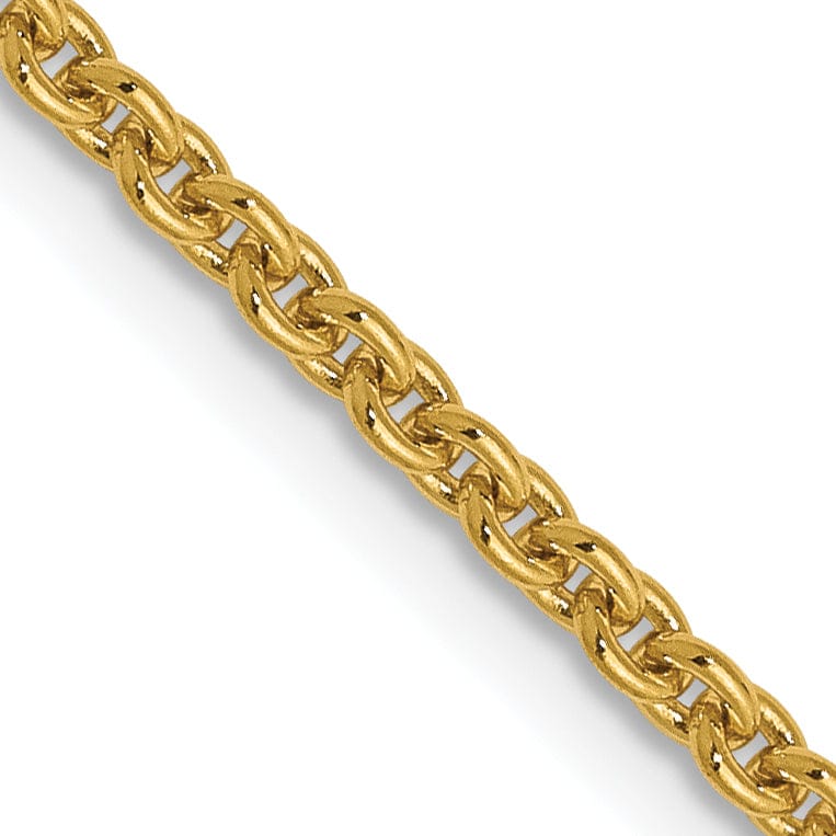 Lovely Rita's Chains 14k Yellow Gold 1.95 mm Round Cable Chain