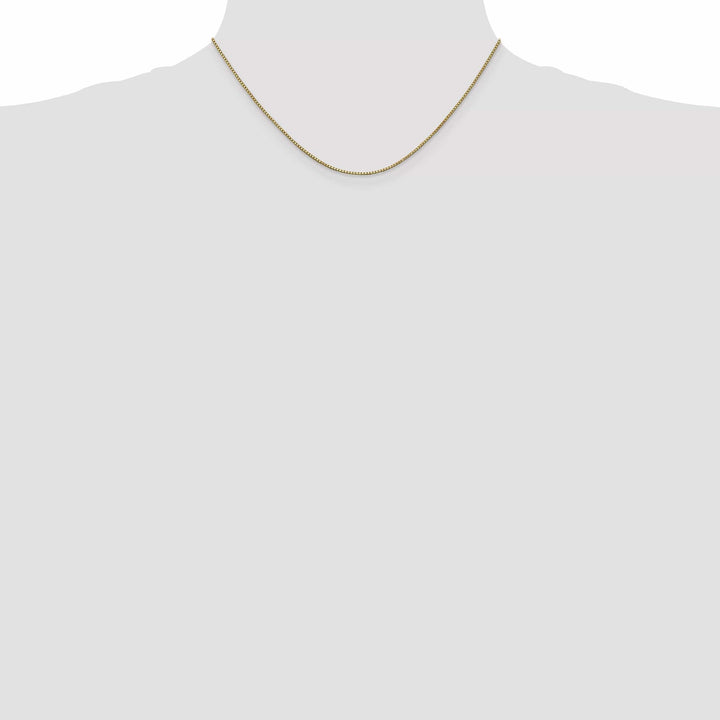 Lovely Rita's Chains 14k Yellow Gold 1 mm Box with  Lobster Chain