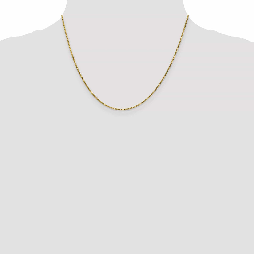 Lovely Rita's Chains 14k Yellow Gold 1 mm D.C Open Franco Chain
