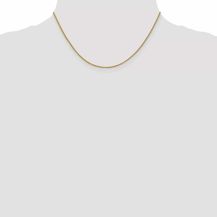 Lovely Rita's Chains 14k Yellow Gold 1 mm D.C Open Franco Chain