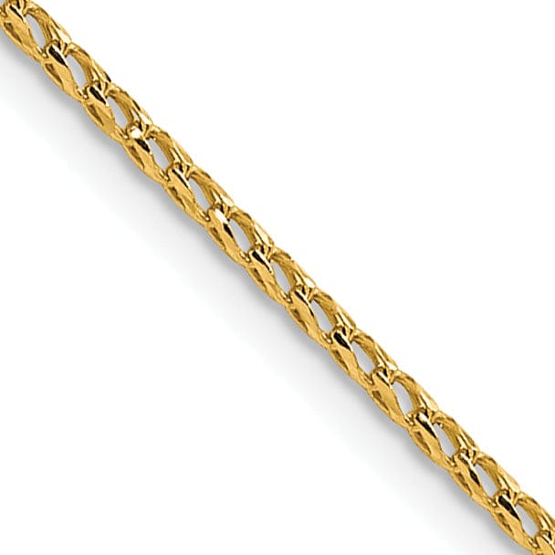 Lovely Rita's Chains 14k Yellow Gold 1 mm D.C Open Franco Chain