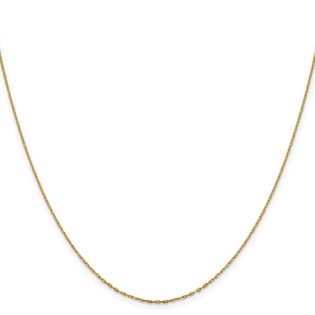 Lovely Rita's Chains 14k Yellow Gold 1 mm DC Cable Link Chain