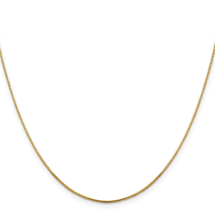 Lovely Rita's Chains 14k Yellow Gold 1 mm Octagonal Sparkle Box