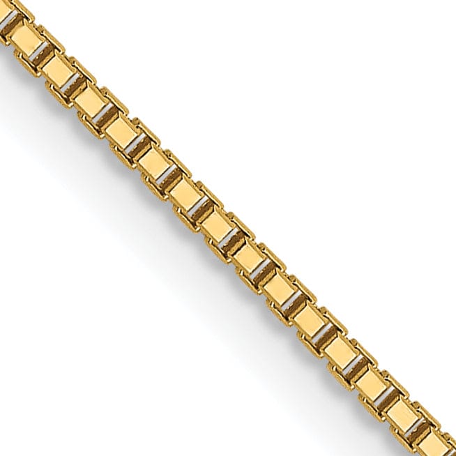 Lovely Rita's Chains 14k Yellow Gold 1 mm Octagonal Sparkle Box