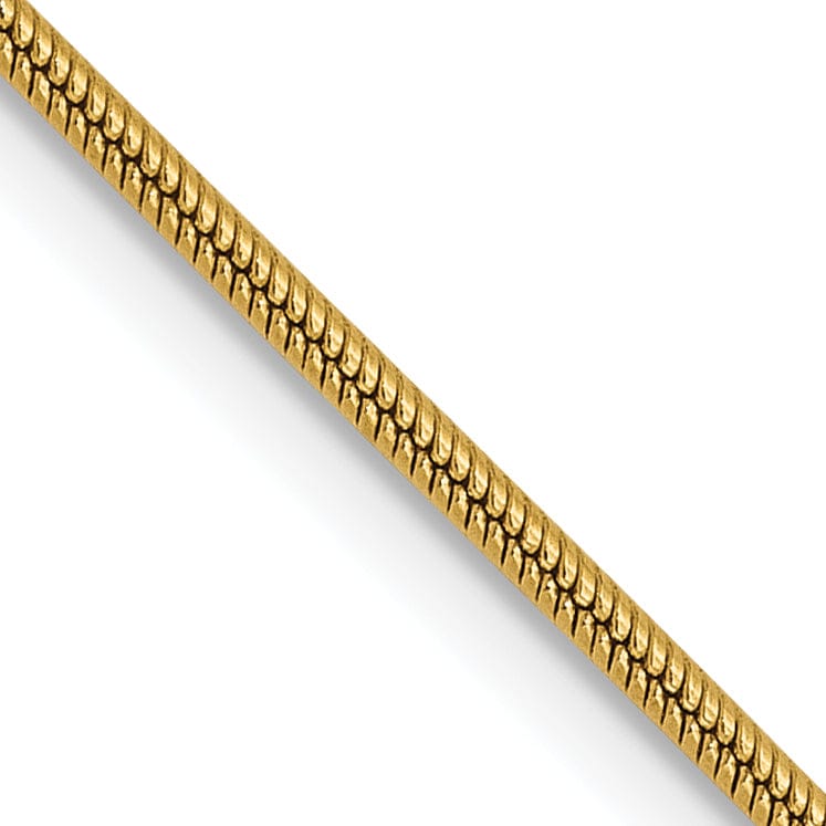 Lovely Rita's Chains 14k Yellow Gold 1 mm Snake Chain