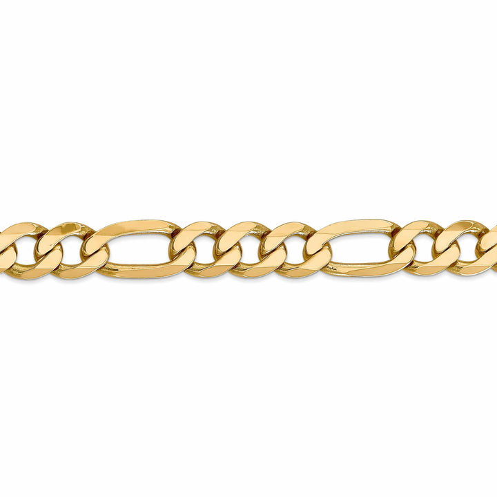 Lovely Rita's Chains 14k Yellow Gold 10mm Flat Figaro Chain