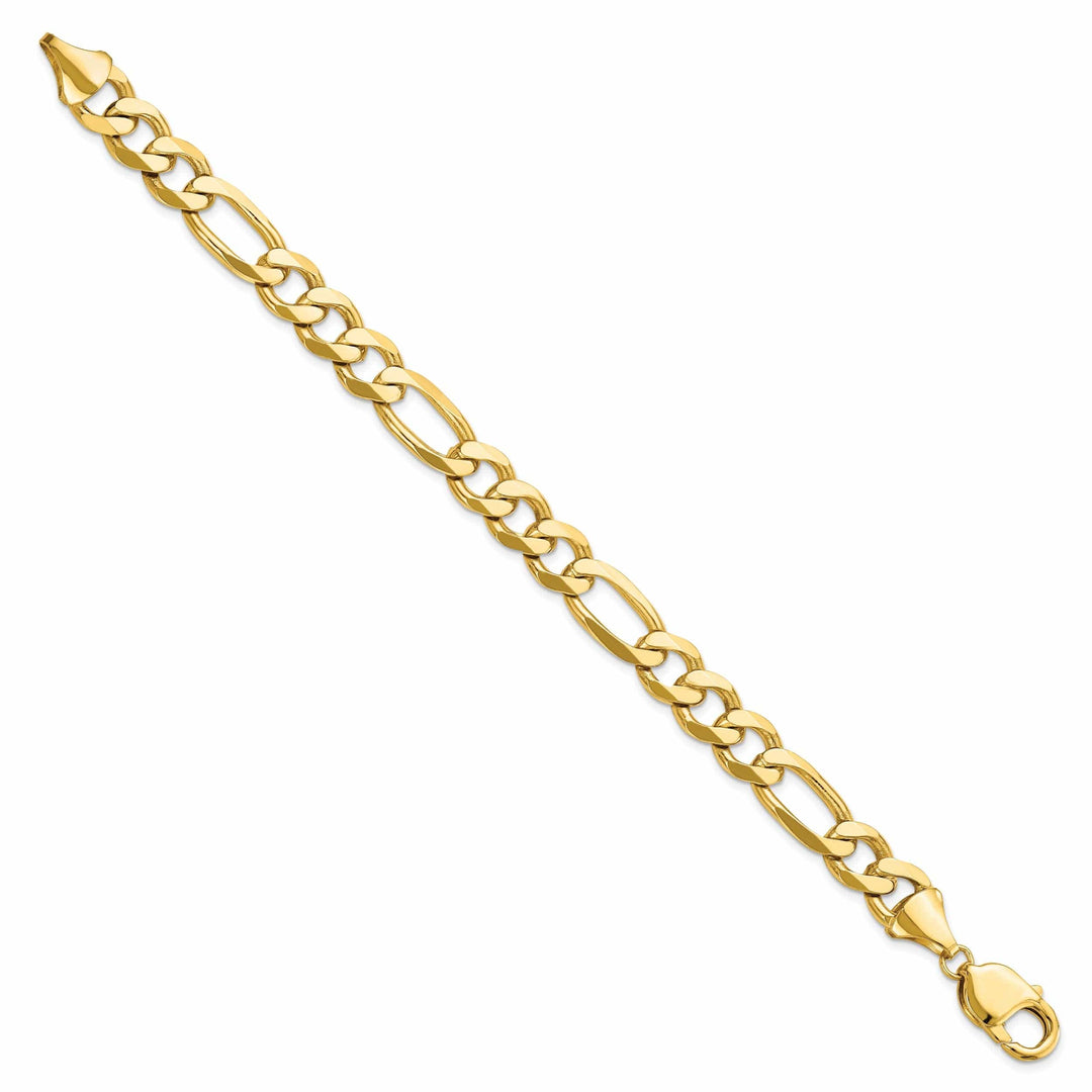 Lovely Rita's Chains 14k Yellow Gold 10mm Flat Figaro Chain