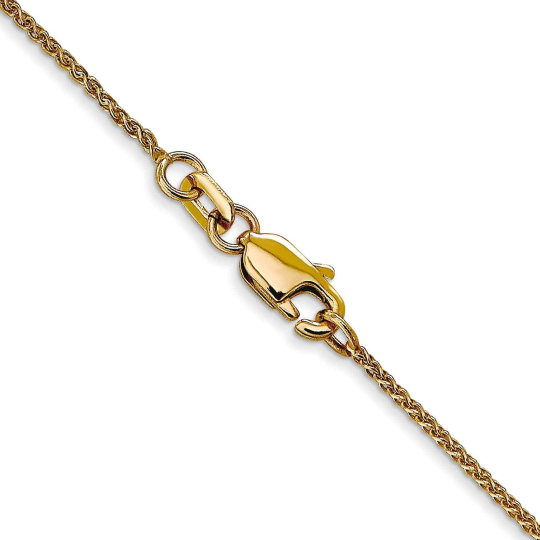 Lovely Rita's Chains 14k Yellow Gold 1mm Solid D.C Spiga Chain