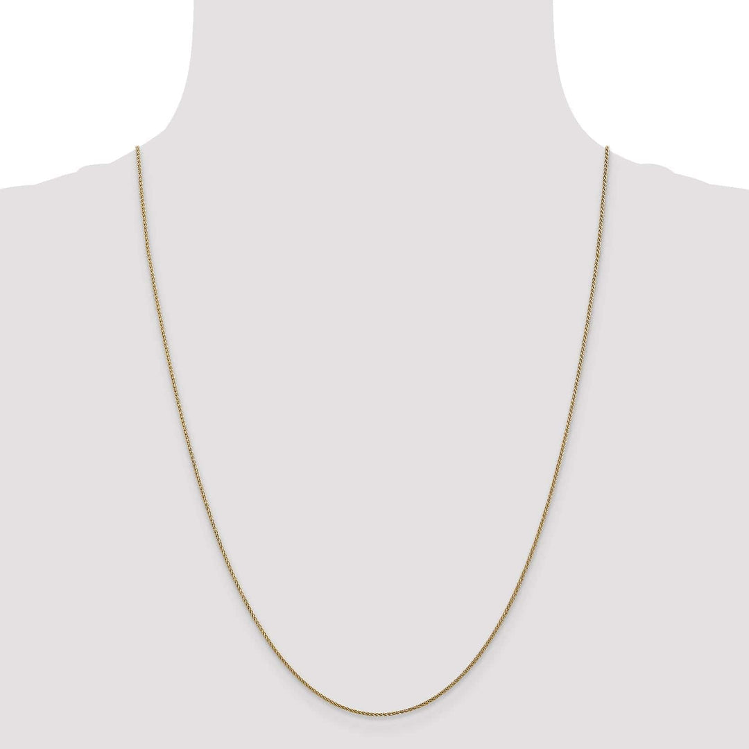 Lovely Rita's Chains 14k Yellow Gold 1mm Solid D.C Spiga Chain