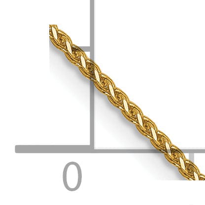 Lovely Rita's Chains 14k Yellow Gold 1mm Solid D.C Spiga Chain