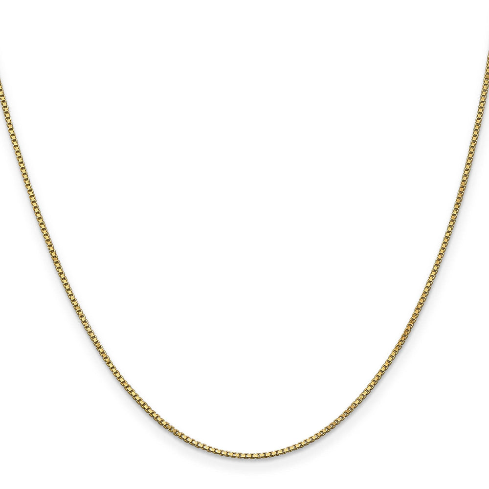 Lovely Rita's Chains 14k Yellow Gold 1mm wide Polished Box Chain