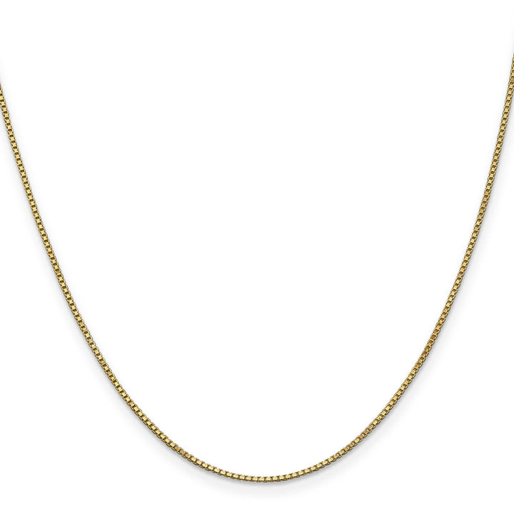 Lovely Rita's Chains 14k Yellow Gold 1mm wide Polished Box Chain