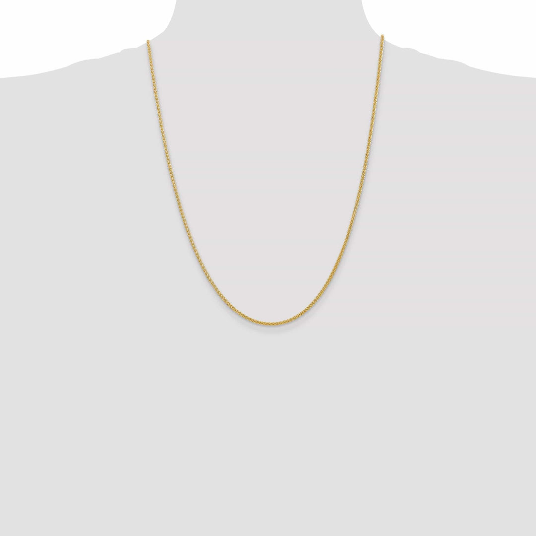 Lovely Rita's Chains 14k Yellow Gold 2.00-mm Hollow Wheat Chain