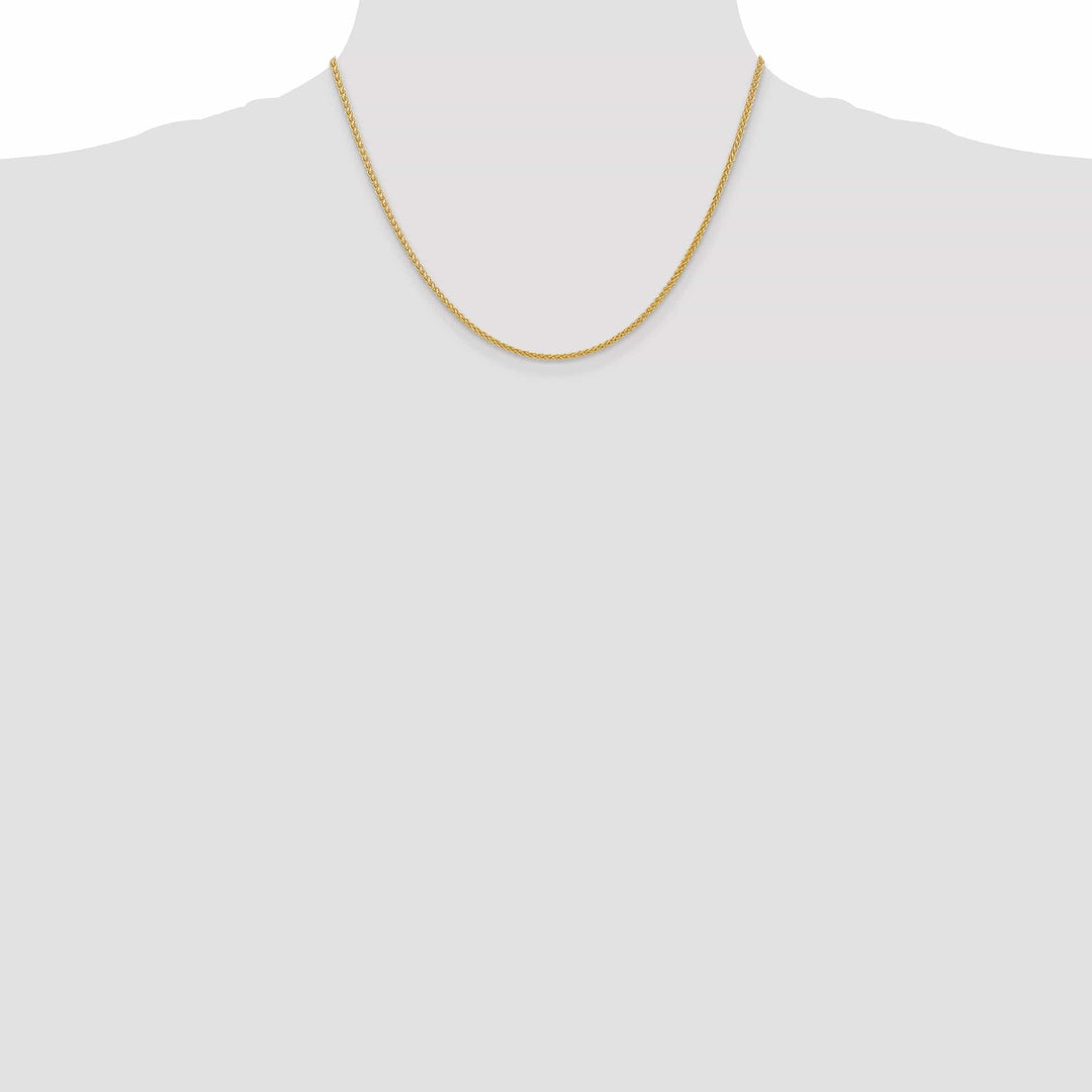 Lovely Rita's Chains 14k Yellow Gold 2.00-mm Hollow Wheat Chain