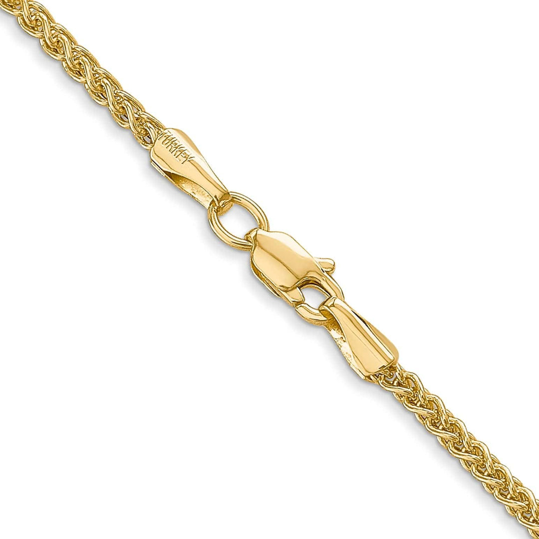 Lovely Rita's Chains 14k Yellow Gold 2.00-mm Hollow Wheat Chain