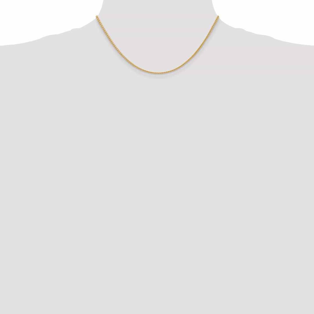 Lovely Rita's Chains 14k Yellow Gold 2.00-mm Hollow Wheat Chain