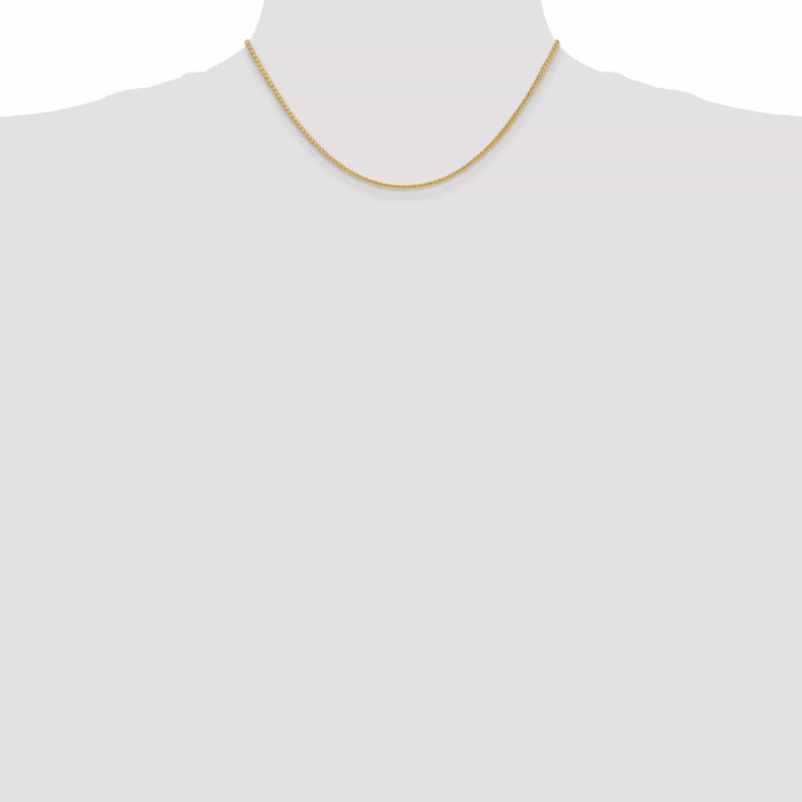 Lovely Rita's Chains 14k Yellow Gold 2.00-mm Hollow Wheat Chain