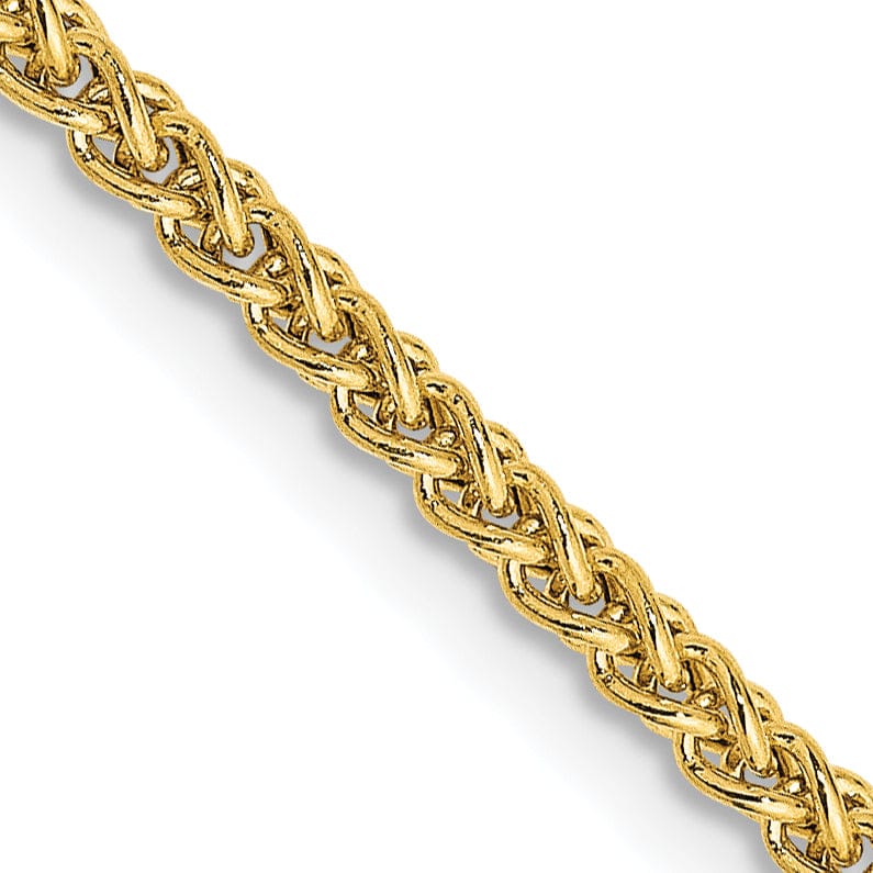 Lovely Rita's Chains 14k Yellow Gold 2.00-mm Hollow Wheat Chain