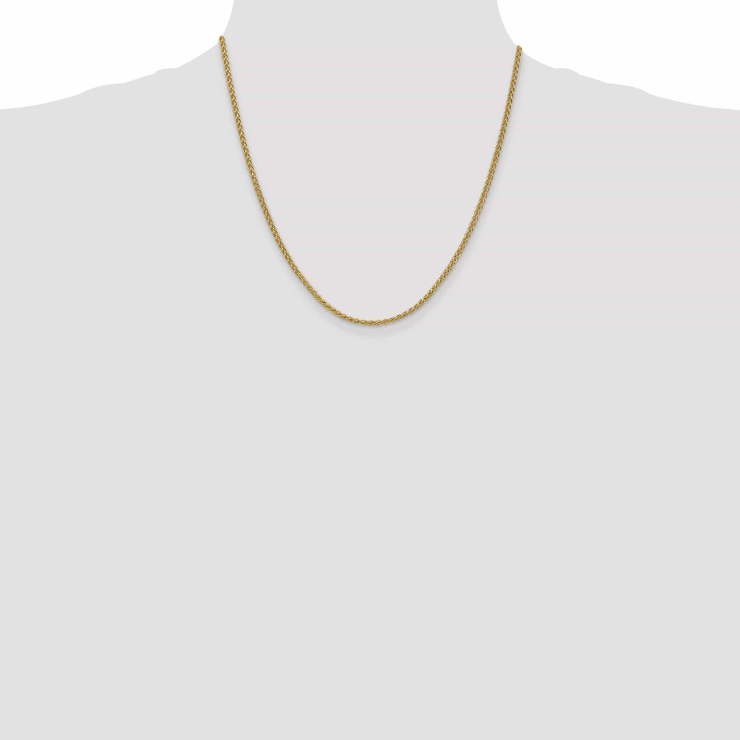 Lovely Rita's Chains 14k Yellow Gold 2.00m Solid Polished Spiga Chain