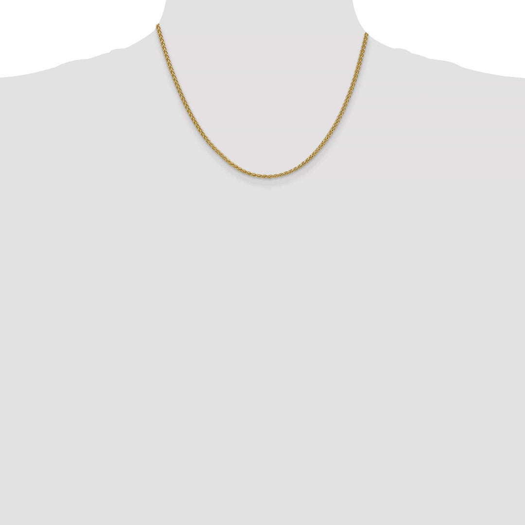 Lovely Rita's Chains 14k Yellow Gold 2.00m Solid Polished Spiga Chain