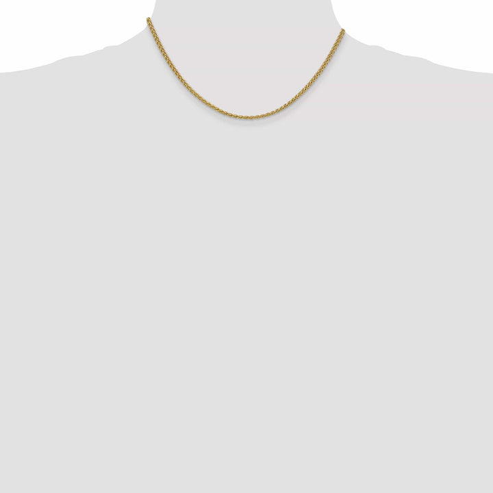 Lovely Rita's Chains 14k Yellow Gold 2.00m Solid Polished Spiga Chain